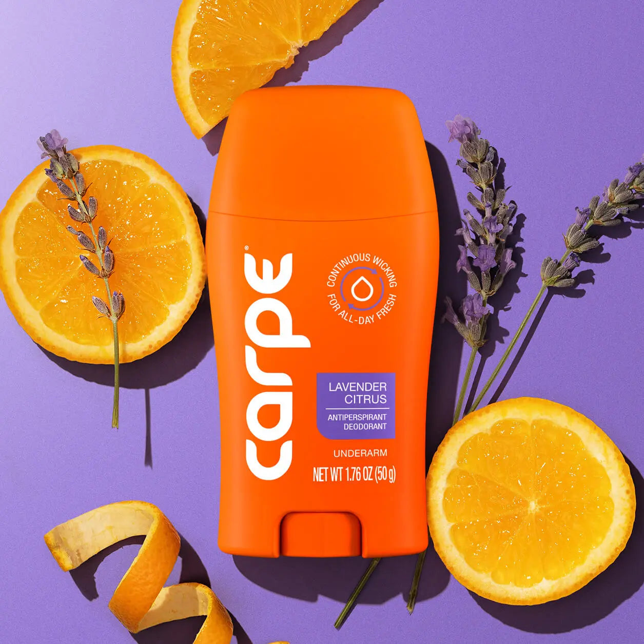 Carpe Antiperspirant Deodorant - Clinically Proven 100-Hour Protection Against Sweat and Odor - Fast-Drying, Non-Greasy Formula for All Genders - Free from Baking Soda and Parabens