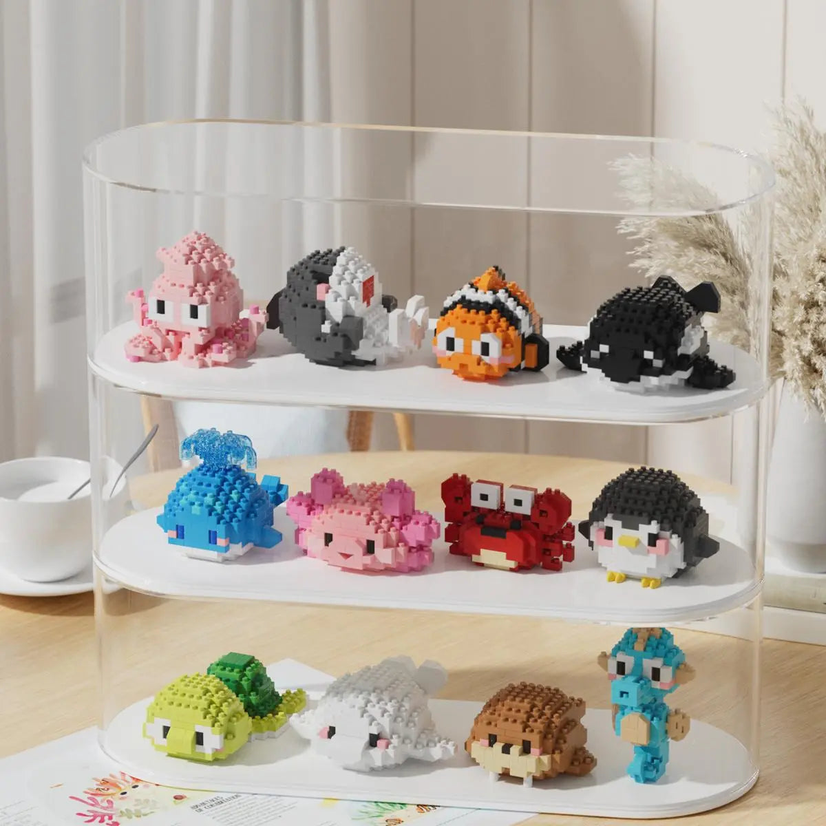 Animal-Themed Building Blocks: Mini Educational Creative Toy for Children