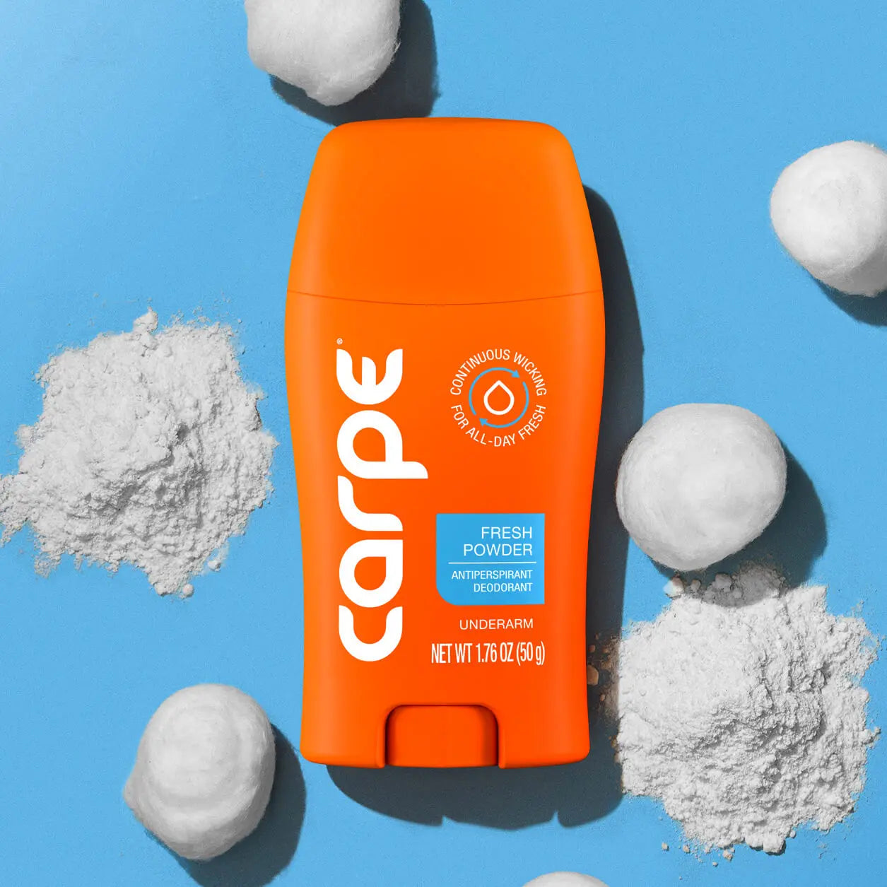 Carpe Antiperspirant Deodorant - Clinically Proven 100-Hour Protection Against Sweat and Odor - Fast-Drying, Non-Greasy Formula for All Genders - Free from Baking Soda and Parabens