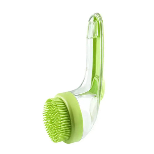 Revitalize Your Pet's Bath Time with the 2026 Universal 2-In-1 Bath & Grooming Deshedding Brush – Built-In Soap Dispenser for Effortless Cleaning and Pampering - Color: Green
