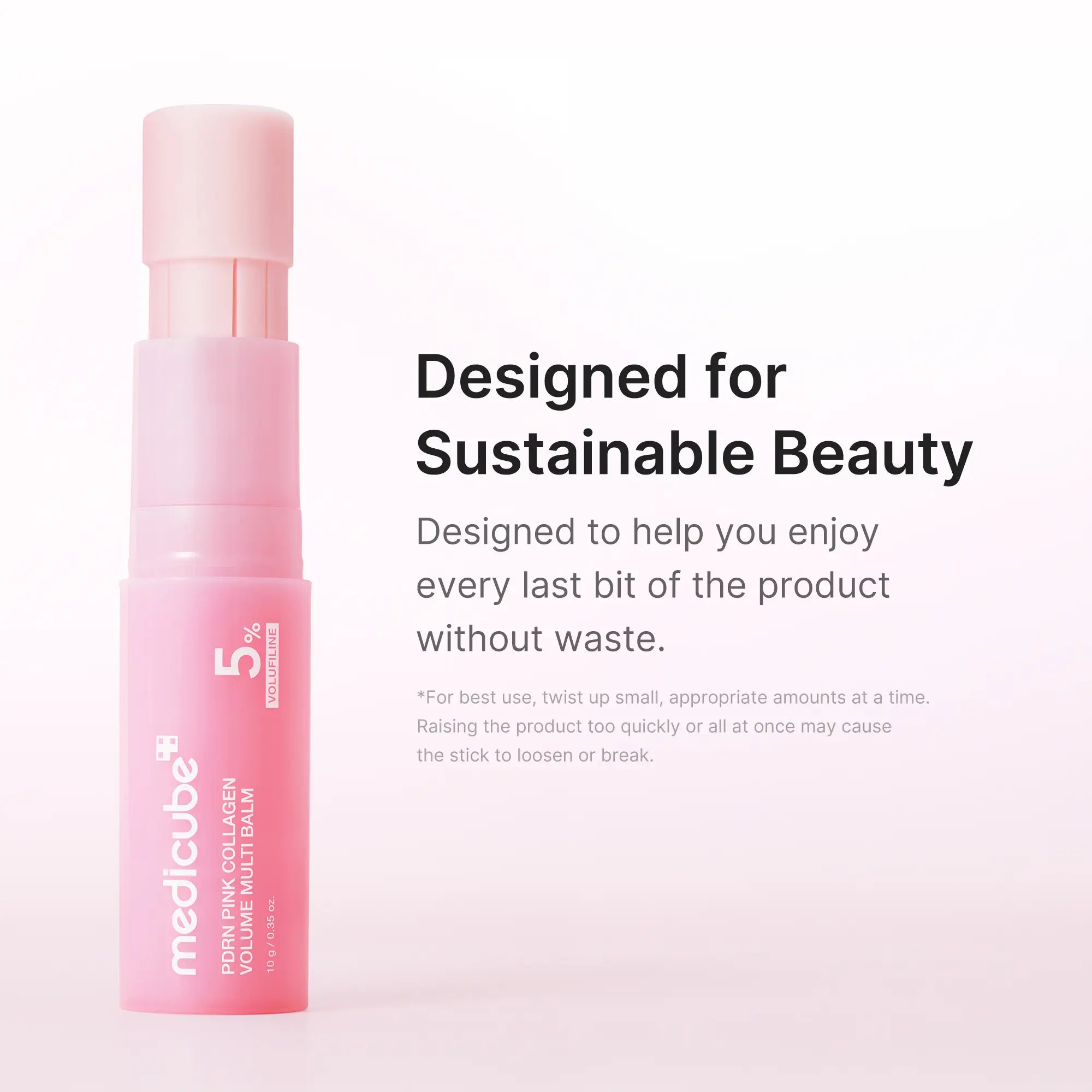 Medicube PDRN Pink Collagen Volume Multi Balm - Comprehensive Anti-Aging Solution with Volufiline, PDRN, and NAD for Youthful Skin, Fine Line Reduction, and Firming Care for Under-Eyes, Neck, Forehead, Smile Lines, and Lips - Premium Korean Skincare
