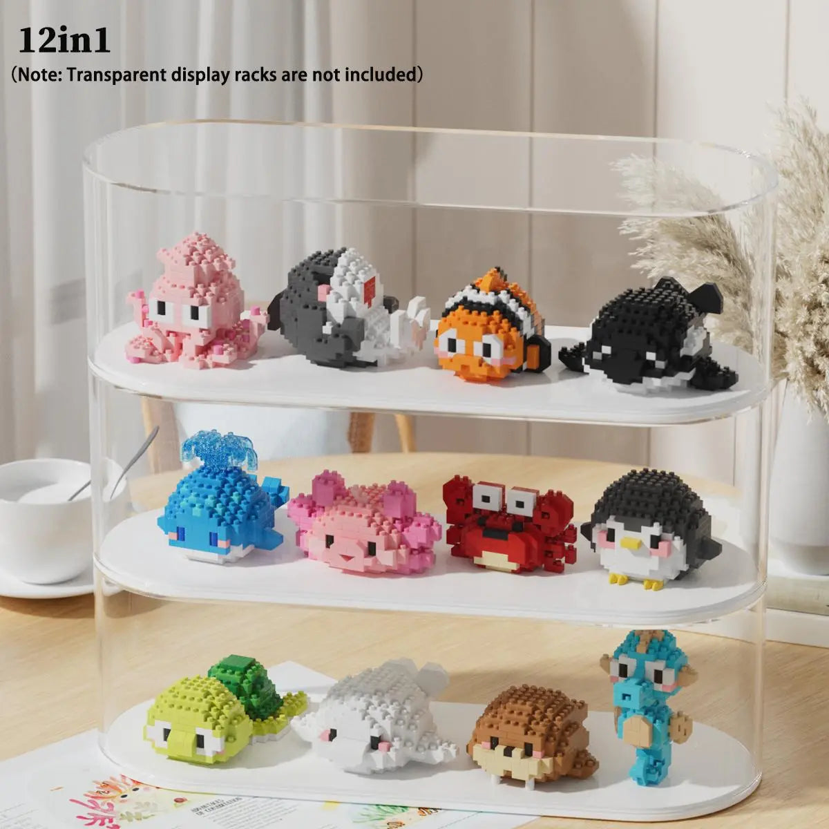 Animal-Themed Building Blocks: Mini Educational Creative Toy for Children