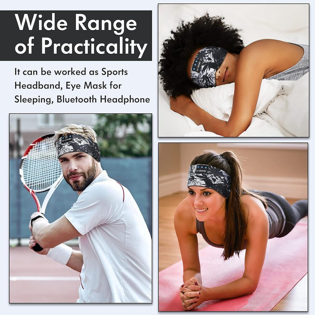 Bluetooth 5.4 Sleep Headphones with Headband Design – Wireless Earphones for Sleep, Sports, Travel, and Meditation