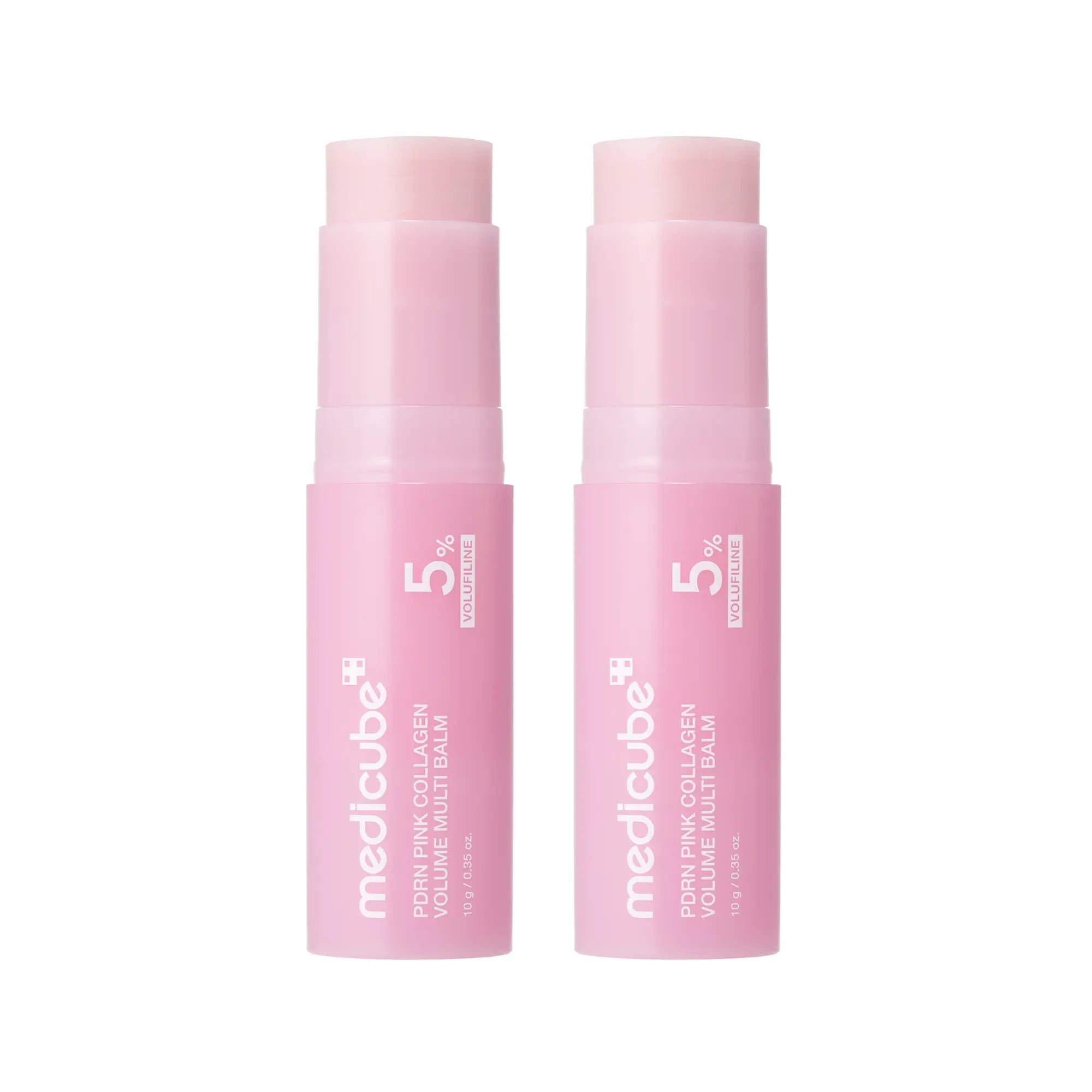 Medicube PDRN Pink Collagen Volume Multi Balm - Comprehensive Anti-Aging Solution with Volufiline, PDRN, and NAD for Youthful Skin, Fine Line Reduction, and Firming Care for Under-Eyes, Neck, Forehead, Smile Lines, and Lips - Premium Korean Skincare
