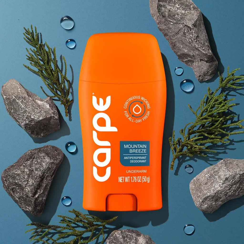 Carpe Antiperspirant Deodorant - Clinically Proven 100-Hour Protection Against Sweat and Odor - Fast-Drying, Non-Greasy Formula for All Genders - Free from Baking Soda and Parabens