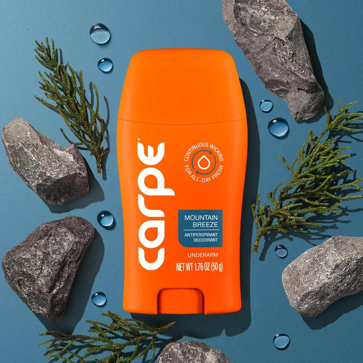 Carpe Antiperspirant Deodorant - Clinically Proven 100-Hour Protection Against Sweat and Odor - Fast-Drying, Non-Greasy Formula for All Genders - Free from Baking Soda and Parabens