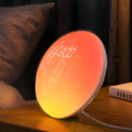 Smart Sunrise Alarm Clock with App Control& Bluetooth Speaker, Wake up Light Sunlight Sunset Lamp, White Noise Sound Machine, Night Light for Bedrooms, Alarms for Heavy Sleepers Kids & Adults