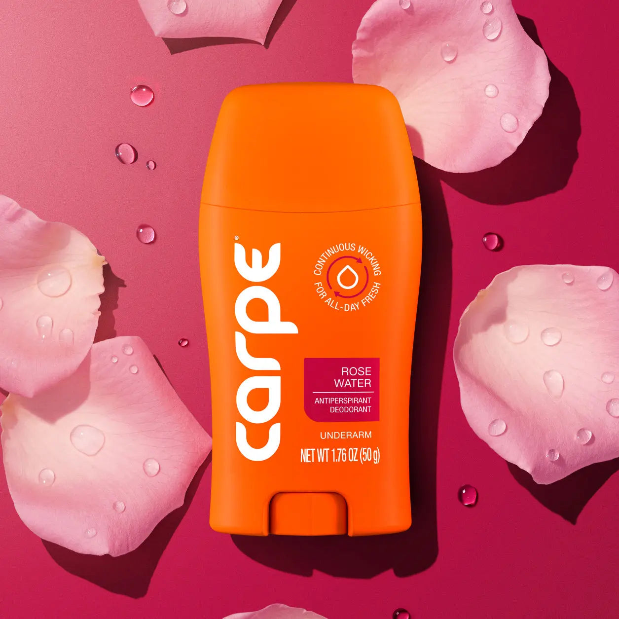Carpe Antiperspirant Deodorant - Clinically Proven 100-Hour Protection Against Sweat and Odor - Fast-Drying, Non-Greasy Formula for All Genders - Free from Baking Soda and Parabens