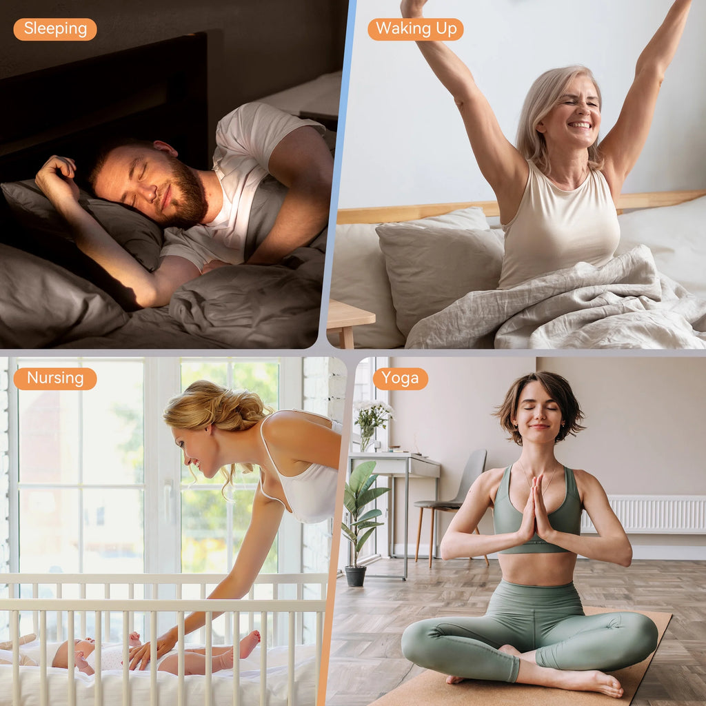 Sunrise Alarm Clock & Sound Machine with Dimmable Night Light for Bedrooms