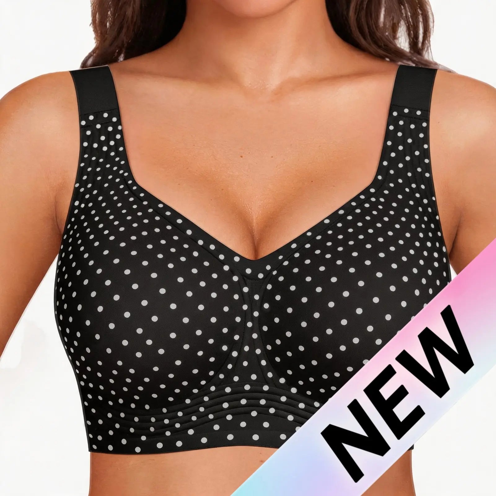 OEAK Women's Wirefree Jelly Bras - Comfortable Padded Full Coverage T-Shirt Bra for Daily Use