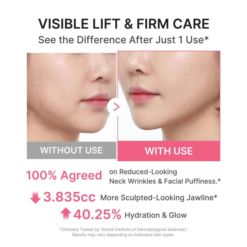 Medicube PDRN Collagen Gua Sha Neck Cream with Integrated Massager, Enriched with 5% Volufiline for Firming and Contouring of Fine Lines on Jawline, Neck, Décolleté, Underarms, Chest, Legs, and Shoulders - Advanced Korean Skincare Solution